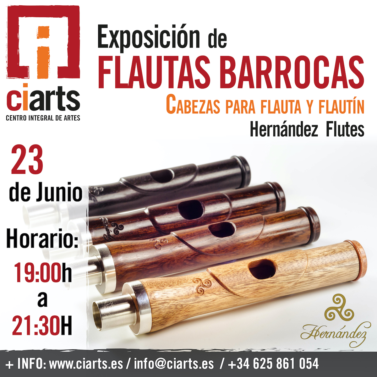 Exposición de flautas barrocas